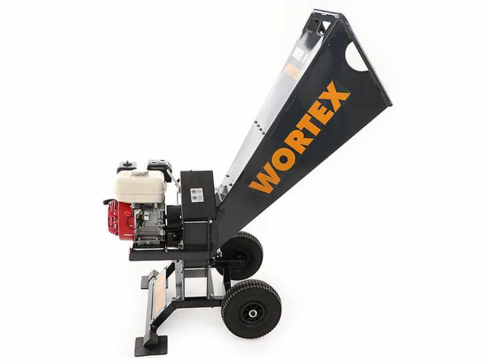 Häcksler von Äste Benzin Wortex T200 H mit Motor Honda GX 200-Neuf